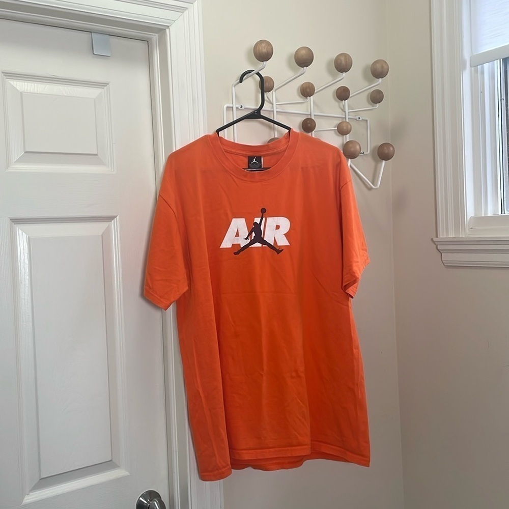 Jordan - Vintage 90s Air Classic T-Shirt - Orange - XL